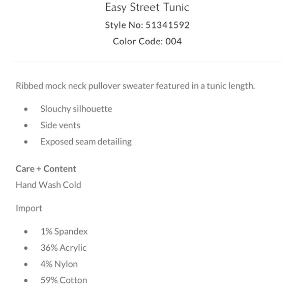 FINAL PRICE DROP Free People Easy Street Tunic Sweater Black XL - Picture 7 of 8